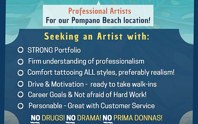 Now Hiring Talented Artists!